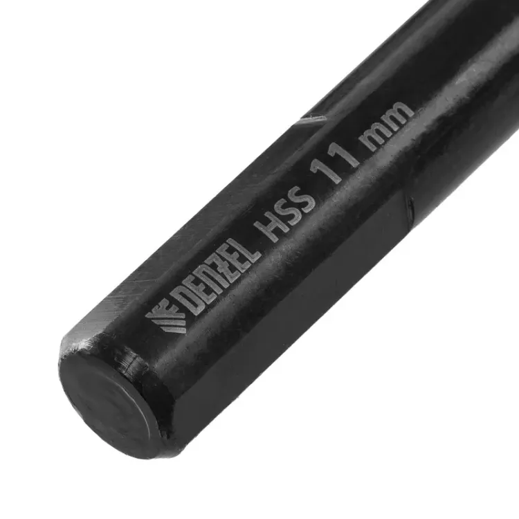 Сверло по металлу, 11 мм, HSS-Tin, Golden Tip, 6 шт. Denzel 717223 купить в Тобольске
