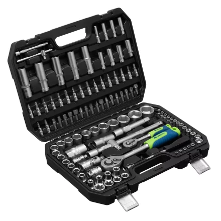 Набор инструментов Сибртех 13389, 1/2&quot;, 1/4&quot;, 108 предметов купить в Тобольске