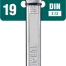 Ключи комбинированные KRAFTOOL, Cr-V, DIN 3113 27079-19 купить в Тобольске