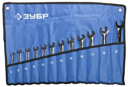 Наборы трещоточных комбинированных ключей Зубр серия ПРОФЕССИОНАЛ 27075-H12 купить в Тобольске