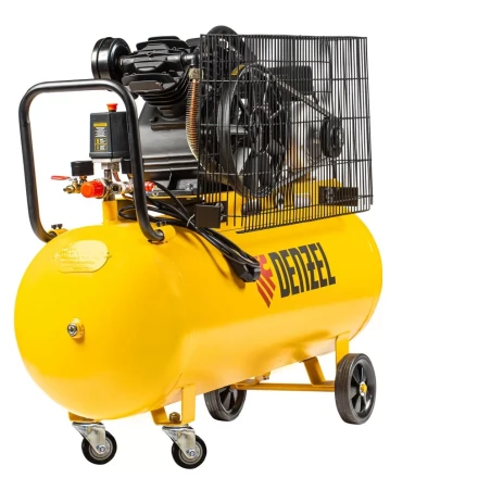 Компрессор воздушный BCV2200/100, ременный привод, 2.2 кВт, 100 литров, 370 л/мин Denzel 58110 купить в Тобольске