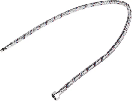 Подводка гибкая STAYER для воды к смесителям, оплетка из нерж стали, укороченная, г/ш 1/2&quot; - 0,8м 51016-080 купить в Тобольске