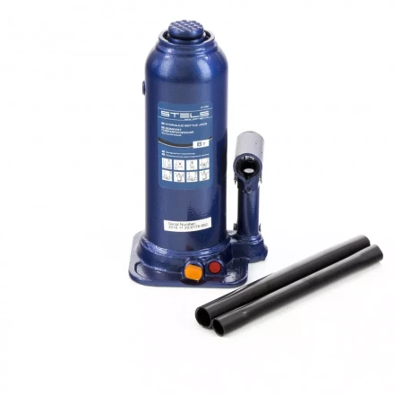 Домкрат гидравлический бутылочный 8 т h подъема 222-447 мм Stels 51165 купить в Тобольске