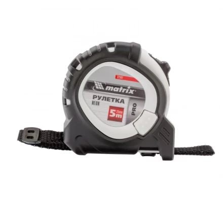 Рулетка Neon 5 м x 25 мм обрезиненный корпус 3 фиксации Pro Matrix 32592 купить в Тобольске