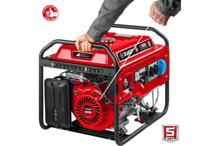 ЗУБР 8000 Вт, бензиновый генератор с электростартером (СБ-8000Е) купить в Тобольске