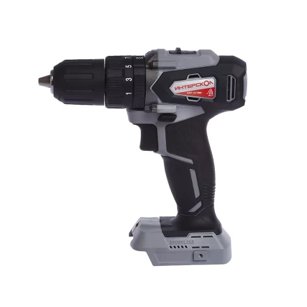 Профессиональная ударная дрель-шуруповерт с бесщеточным (вентильным) двигателем ИНТЕРСКОЛ ДАУ-13/18ВК аккумуляторная Li-ion АПИ (кейс, без аккумулятора и ЗУ) купить в Тобольске