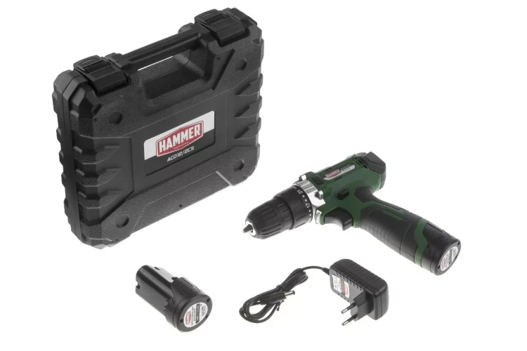 Дрель аккумуляторная HAMMER ACD12/2CS купить в Тобольске