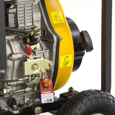 Генератор дизельный DENZEL DD6300Е электростартер 94657 купить в Тобольске