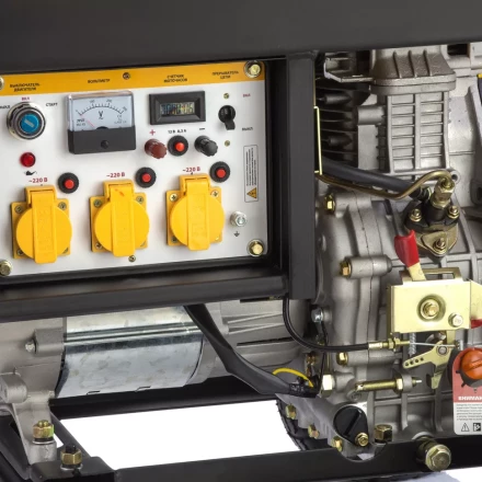 Генератор дизельный DENZEL DD6300Е электростартер 94657 купить в Тобольске