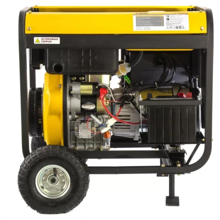 Генератор дизельный DENZEL DD6300Е электростартер 94657 купить в Тобольске