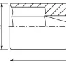 Головка торцевая глубокая 1/2"DR 15 мм S04HD4115 Jonnesway 47238 купить в Тобольске