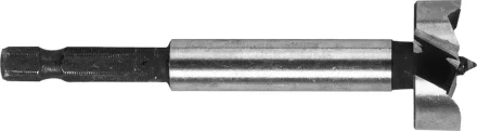 ЗУБР &quot;ЭКСПЕРТ&quot;. Сверло Форстнера по дереву, шестигранный хвостовик 1/4&quot;, 25мм 29993-25 купить в Тобольске