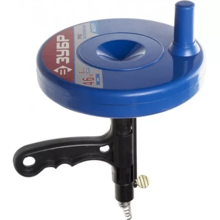 Трос ЗУБР &quot;ЭКСПЕРТ&quot; сантехнический в пластиковом корпусе длина 4,6 м, диаметр 6 мм 51907-05 купить в Тобольске