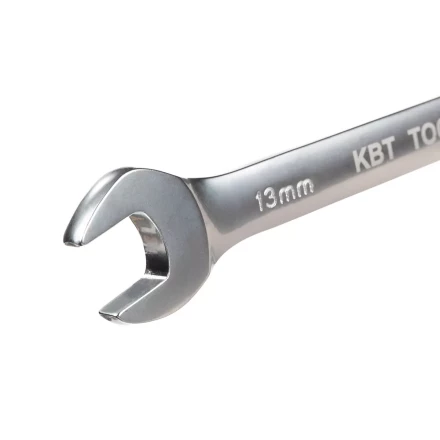 Набор гаечных комбинированных трещоточных ключей КВТ НТК-8 (8–19 мм), 8 шт. (91949) купить в Тобольске