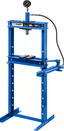 ЗУБР ПГН-12, 12 т, гидравлический пресс с гидронасосом и манометром, Профессионал (43072-12) купить в Тобольске