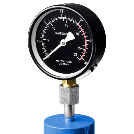 ЗУБР ПГН-12, 12 т, гидравлический пресс с гидронасосом и манометром, Профессионал (43072-12) купить в Тобольске