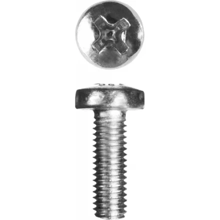 Винт ЗУБР &quot;МАСТЕР&quot; DIN 7985, класс прочности 4.8, оцинкованный, M5x20мм, 5кг 303150-05-020 купить в Тобольске