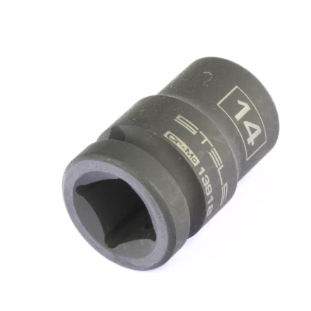 Головка ударная шестигранная 14 мм 1/2&quot; CrMo  Stels 13918 купить в Тобольске