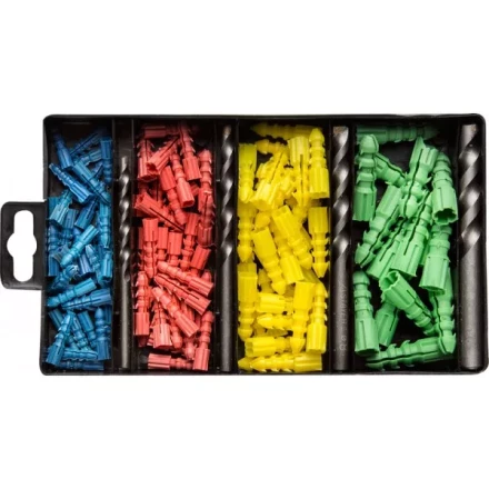 Набор ЗУБР Свёрла &quot;Монолит&quot; по бетону, 5мм, с дюбелями, 21 предмет 2911-H21-05 купить в Тобольске