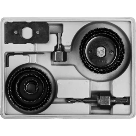 Набор STAYER &quot;MASTER&quot;: Коронки по дереву кольцевые, d=22, 41, 54, 57, 60, 64, 67мм, 7шт 29600-H7 купить в Тобольске