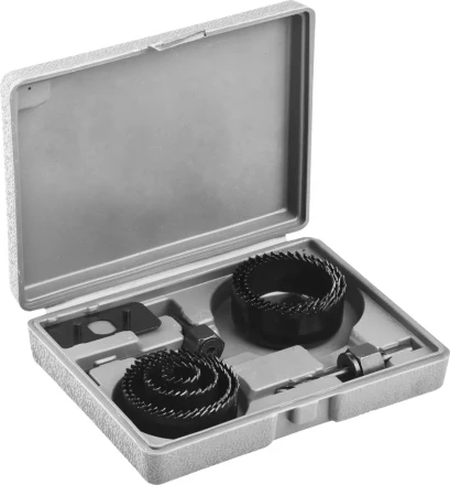 Набор STAYER &quot;MASTER&quot;: Коронки по дереву кольцевые, d=22, 41, 54, 57, 60, 64, 67мм, 7шт 29600-H7 купить в Тобольске