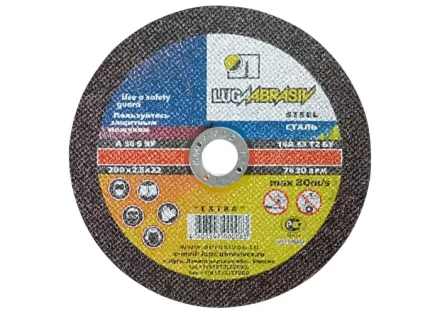 Круг отрезной по металлу 230 х 2,5 х 32 мм Луга 73687 купить в Тобольске