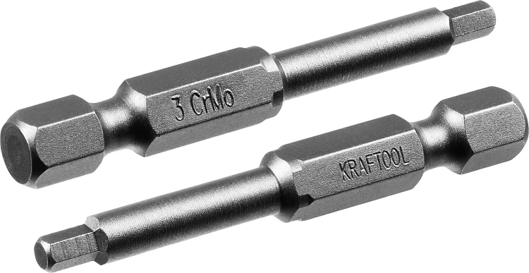 Биты KRAFTOOL X-Drive HEX Оберон 26127-3-50-2 купить в Тобольске