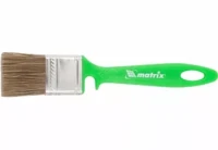 Кисть флейцевая "РАБОТЫ ПО ДЕРЕВУ" 35*10 мм MATRIX Color Line 83372
