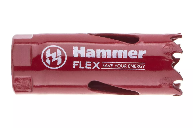 Коронка биметаллическая HAMMER Ф20х38мм 1/2" BiMETALL (224-002) купить в Тобольске