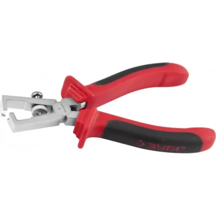 Плоскогубцы ЗУБР &quot;МАСТЕР&quot; для зачистки проводов, хромированные, d до 5мм, площадь поперечного сечения кабеля до 10мм2, 180мм 22025-9-18 купить в Тобольске