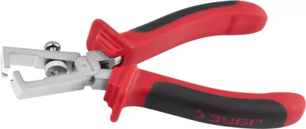 Плоскогубцы ЗУБР &quot;МАСТЕР&quot; для зачистки проводов, хромированные, d до 5мм, площадь поперечного сечения кабеля до 10мм2, 180мм 22025-9-18 купить в Тобольске