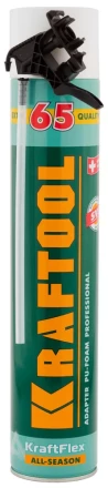 Пена &quot;PREMIUM 65&quot; монтажная, адаптерная, всесезонная, 750мл, KRAFTOOL 41175 купить в Тобольске