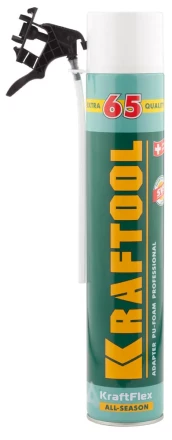 Пена &quot;PREMIUM 65&quot; монтажная, адаптерная, всесезонная, 750мл, KRAFTOOL 41175 купить в Тобольске