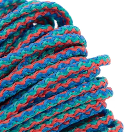 Шнур бельевой полипропиленовый с сердечником, 5 мм, L 15 м, цветной, Home Palisad 937095 купить в Тобольске