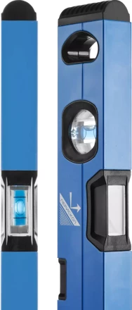 Уровень ЗУБР &quot;ПРОФЕССИОНАЛ&quot; &quot;МАГНИТ&quot; с перископом, фрезерован поверхность, 2 цельные противоудар ампулы, магнитный, 600мм 34589-060 купить в Тобольске