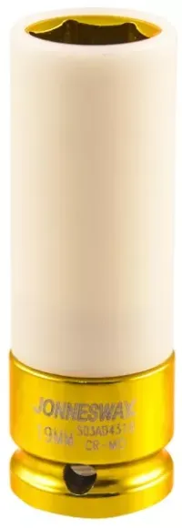 Головка ударная шестигранная 1/2" М19  для л/с дисков S03АD4319 Jonnesway 99428