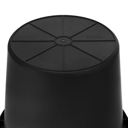 Ведро строительное пластмассовое Сибртех 81480, 20 л, высокопрочное с носиком купить в Тобольске