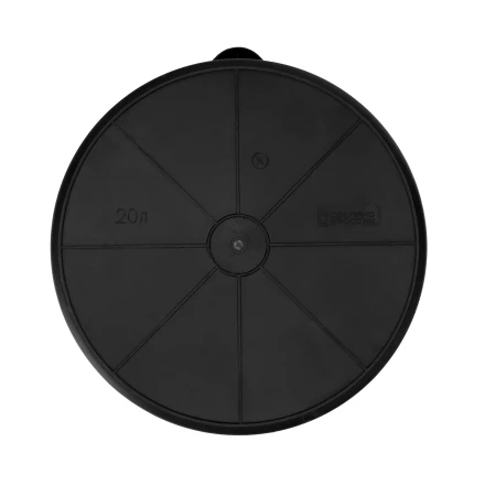 Ведро строительное пластмассовое Сибртех 81480, 20 л, высокопрочное с носиком купить в Тобольске