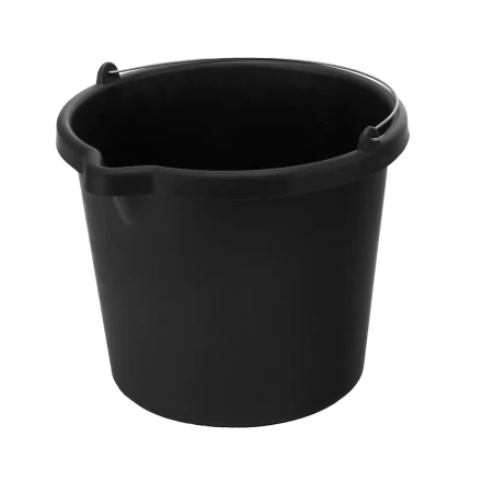 Ведро строительное пластмассовое Сибртех 81480, 20 л, высокопрочное с носиком купить в Тобольске