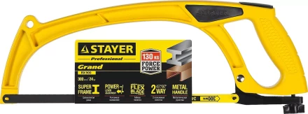 Ножовка по металлу STAYER RX900-GRAND, цельнолитая с профилем двутавр, 300 мм 15812 купить в Тобольске