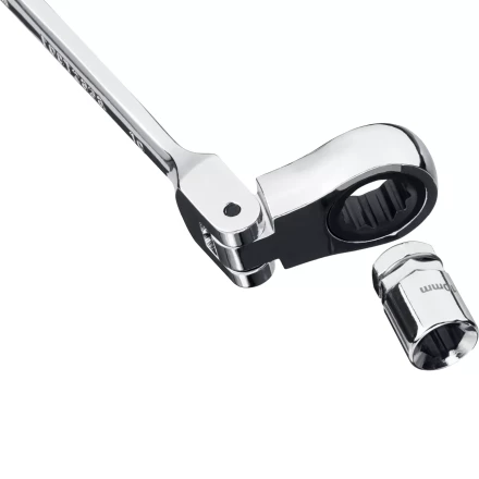 Наборы трещоточных комбинированных ключей шарнирных с адаптерами серия ПРОФЕССИОНАЛ купить в Тобольске