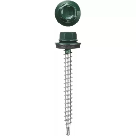 Саморезы СКД кровельные, RAL 6005 зеленый насыщенный, 35 x 4.8 мм, 380 шт, для деревянной обрешетки, STAYER 30305-48-035-6005 купить в Тобольске