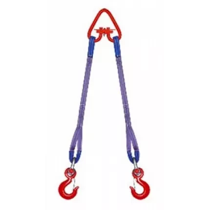 Строп текстильный двухветвевой 2СТ 4 т L=8 м SF6 75 мм Звено РТ-3 купить в Тобольске