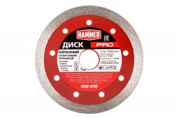 Круг алмазный HAMMER (206-235) Ф125х22мм по керамограниту