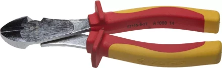 Бокорезы ЗУБР &quot;ПРОФЕССИОНАЛ&quot; &quot;ПРОФИЭЛЕКТРИК&quot;, диэлектрические, усиленные, двухкомпонентная рукоятка, до ~1000В, 170мм 22145-6-17 купить в Тобольске