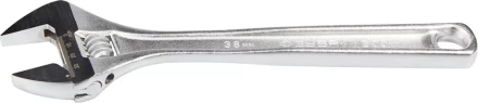 Ключ ЗУБР &quot;ЭКСПЕРТ&quot; разводной,Cr-V,хромир покрытие,эргоном рукоятка,увелич зев,угол наклона губок 15град,300мм/12&quot;,38мм 27260-30 купить в Тобольске