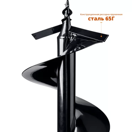 ЗУБР d 300 мм, грунт, шнек для мотобуров (7051-30) купить в Тобольске