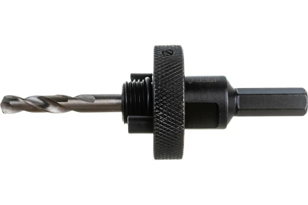 Державка 32-152 мм для биметаллических коронок быстросъемная пружинный фиксатор ЗУБР 29534 купить в Тобольске