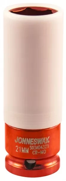 Головка ударная шестигранная 1/2" М21  для л/с дисков S03АD4321 Jonnesway 99429 купить в Тобольске