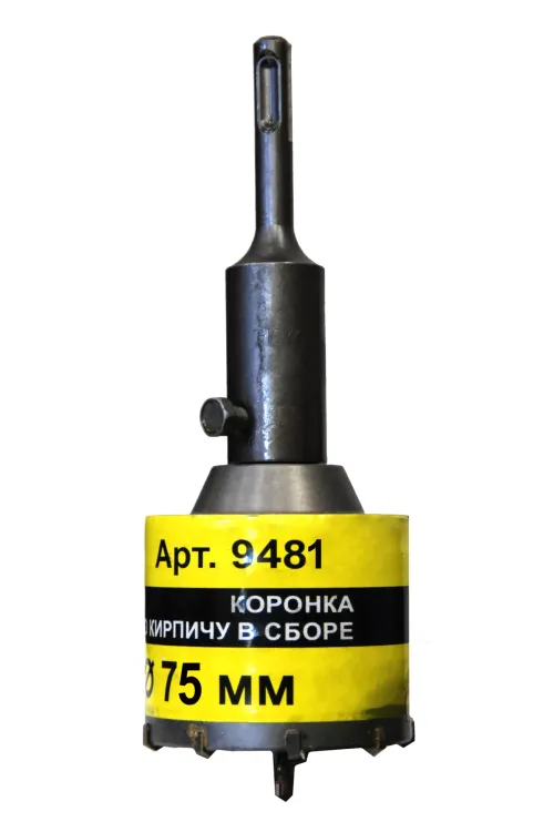 Коронка SDS+ 75х50 ТС д/кирп в сборе Энкор 9481 купить в Тобольске